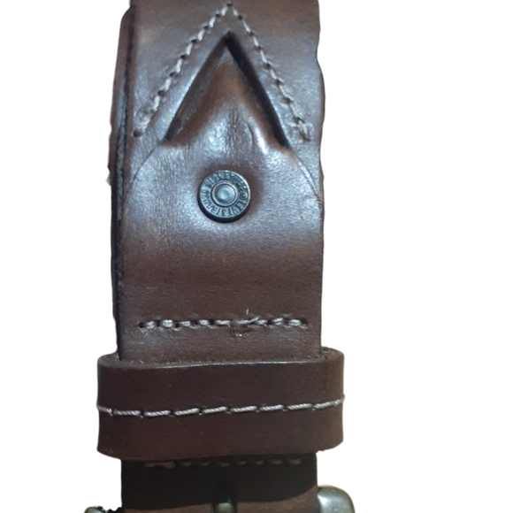 Levi Strauss Signature Men's Size 42/44 Brown Leather Belt - Picture 4 of 10
